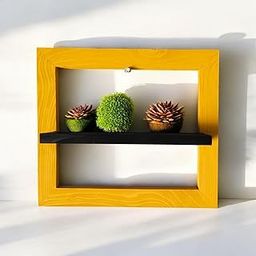 Modern Wall Mount Wooden Shelf Decorative Wall Hanging Rack for Home Minimalist Wooden Display Shelf for Living Room & Bedroom-image-94