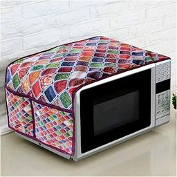 KANUSHI Industries® Microwave/Oven Top Cover with 4 Utility Pockets (Color : Multi) (Micro-DIG-D)-image-13