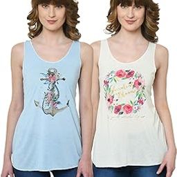 Women Polyester Regular Fit Multicolor Tank Tops (Pack of 2) MACK636112, XL-picture-15