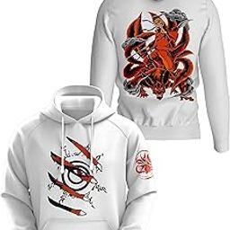Naruto Ninetails Anime Hoodie-image-49