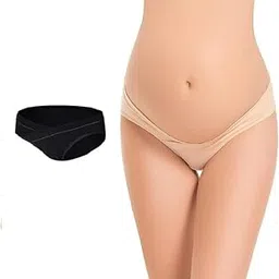 shaperx Soft Cotton Low Waist Maternity Panty – Everyday Comfort Pregnancy Wear-picture-38