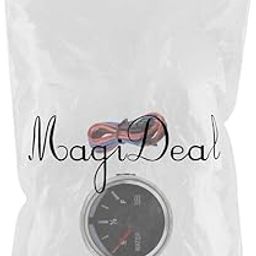 MILAAN 2 52Mm 100% Waterproof Protection Whit Water Level Gauge For Boat Black"-10