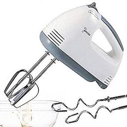 Hand Mixer, 7-Speed Electric with Stainless Steel Attachments, Beaters and Dough Hooks Dough Hooks, Ice-Cream Egg Cake/Cream Mix, Egg Bitter-picture-19