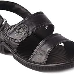 Black Casual Leather Sandal For Men (RC7024 001)-54