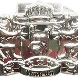 Bright Silver Lions Crown Belt Buckle Gurtelschnalle Boucle-image-56