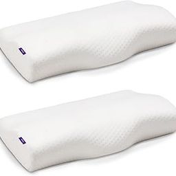 Frido Ultimate Contour Cervical Neck Pillow |for Pain Relief Sleep | Improves Posture & Spinal Alignment | Neck Cushion with Ultra Responsive Memory Foam & Skin Friendly Cover | White | Pack of 2-9