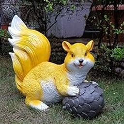 Wonderland Big Sitting Squirrel for Garden and Home Decor | for Inside or Outside Your Home | Garden Decor, Garden Decoration, Home Decor, Squirrel Statue, balocny Decoration-image-36
