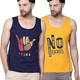 Designer Men Vest Versatile Cotton Sando/Baniyan/Ganji for Boys - Perfect for Gym Workouts, Vacations, and Beaches-image-67