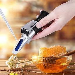 Labart 3-in-1 Honey Refractometer for Honey Moisture, Brix and Baume, 58-90% Brix Scale Range, Honey Moisture Tester with ATC, Ideal for Honey, Fruit jam and Molasses, Beekeepers (ANALOG)-26