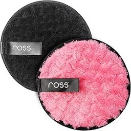Ross Reusable Multipurpose Makeup Removal Facial Cleansing Pads (Pack of 2), Pink & Black | Facial Makeup Remover, Eye Makeup Remover & Foundation Simple Makeup Remover | Safe for Dry & Sensitive Skin-5