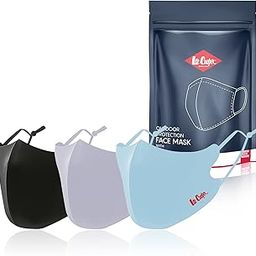 Lee Cooper Cotton Washable and Reusable Face Mask (Multicolour, Without Valve, Pack of 3) for Unisex-Adult-image-19