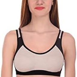 Women Soft Cotton Black Size 36 Running Bra (Pack of 1 Pieces)-image-68