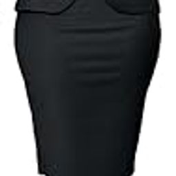 Women's Long-Sleeved Skirt Suit with Slit Hip-Wrapped Design Two-Piece Composite Set-image-22