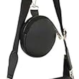 Women's Girls Cross Body Sling Bag With Small Pouch Ladies Handbag,black-16