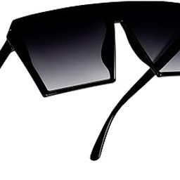 Rectangular Design Goggles Unisex Sunglasses-image-1