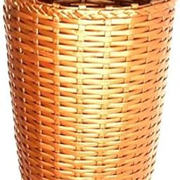 Sonas Creation Standard Size 11 Inch Tall, 10 Liter, Bronze Finish, Waste Basket, Open Top Dustbin, Trash Can, Indoor Planter, Storage Basket, Eco-friendly, Handmade, of Paper Ropes-3