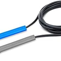 Sporto Fitness Lightweight Jump Rope S-12 for Fitness and Exercise - Adjustable Jump Ropes with Plastic Handles -, Gym, Cardio and Endurance Training (BLUE GREY)-image-87