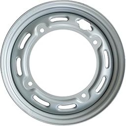 Kozy Tubeless Steel Wheel Rim Compatible with HERO MAESTRO | 10 Inch Front or Rear Fit | Silver Finish | Sturdy Construction | Direct OEM Replacement-image-91