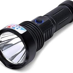 RealBuy LED Flashlight Torch 10W with Lithium-ion Battery, Black (Model: Night Buster)-47