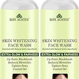 Bon Austin Skin Whitening Face Wash - For Extra Glow & Fariness Combo Pack 2 Bottle of 100 ml(200 ml)-image-42
