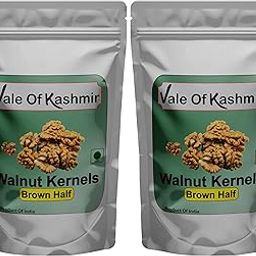 Vale Of Kashmir Kashmiri Walnut Brown Half Kernels Dried Fruits 1kg ( Without Shell ) | Akhrout Magaz Giri 1 kg Walnuts-image-73
