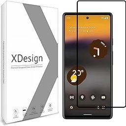 Tempered Glass Screen Protector Compatible For Google Pixel 6A (Black) Edge To Edge Full Screen Coverage With Easy Installation Kit, Pack of 1-26