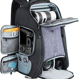 Camera Backpack, Beschoi Waterproof Camera Bag with Tripod Strap and Rain Cover Large Capacity Rucksack for Digital SLR Camera, Speedlite Flash, Camera Tripod, Laptops, Lens and Accessories-38