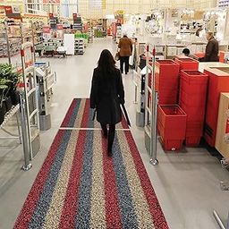 MEGA CART HOME Rubber Doormats Anti Slip Waterproof Dirt Trapper Rugs Multipurpose Floormats for Home/OfficeBathroom/Kitchen|| 2x8 Feet-image-8