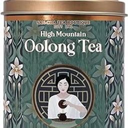 Sancha Tea Boutique, Oolong Tea, 50 gram Loose Leaves Harvested in the Himalayas Semi Fermeted Leaves-image-45