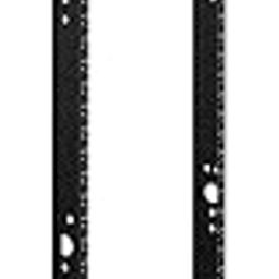 NavePoint 45U Lightweight 2-Post IT Open Frame Server Network Relay Rack Aluminum Black-20