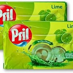 Pril Lime Dishwash Bar, 200g, Pack of 2-image-9
