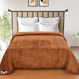 Florida Flannel Blanket for All Season Warm and Super Soft for Double Bed 300 GSM and Solid Colors-image-36