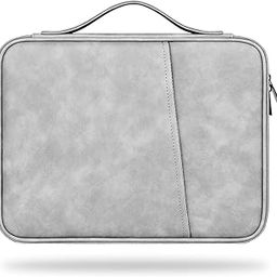 ProElite Polyster Tablet Sleeve Case Upto 13.3 inch for Samsung Galaxy Tab S9 FE+/S7/S8 Plus/S9 Plus/S7 FE 12.4", iPad Pro 12.9", MacBook Air/Pro Retina, Microsoft Surface Pro 4/5/6/7/8/9, Light Grey-image-22