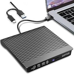 YOTUO External DVD Drive USB 3.0 Type C Drive Portable CD ROM Optical Drive Player Reader Disk Disc with Laptop Desktop PC Windows 11/10/8/7, Mac Pro/Air MacBook, Linux-image-49