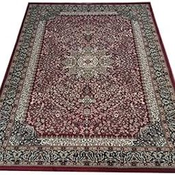HILLS CARPET Kashmiri Traditional Floral Design Carpet for Your Living Room and Bedroom and for Hall Size 5 X 7 Feet (Color-Multi)-image-60