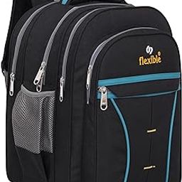 60L Large School Bag For 5Th To 10Th Class, College Bag, Tution Bag Waterproof For Both Boys And Girls | Navy Blue |-image-3