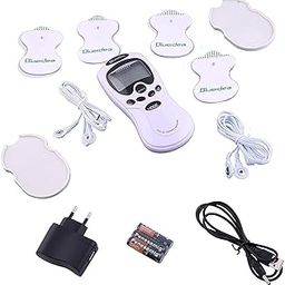 AcuThera Point 8 In 1 Digital Therapy Machine, Electrotherapy Muscle Stimulation Device, With 4 Pads (White)-image-99