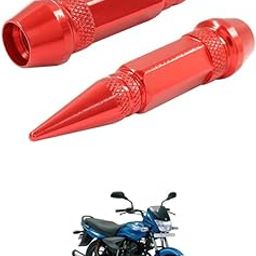 LOVMOTO Universal 2PC Spiked Aluminum Stem Valve Caps Dustproof Tire Wheel Stem Caps for Cars,SUVs,Trucks Bicycles and Motorcycles Comfortable with Plat-ina 125-image-87