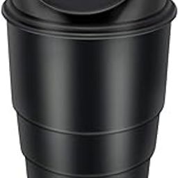Amborzie Car Dustbin | Dustbin For Car | Car Trash Bin | Car Bin | Car Trash Can | Car Bin Trash | Mini Car Trash Bin | Portable Trash Can For Car, Home, Office/.. (1, Black)-19