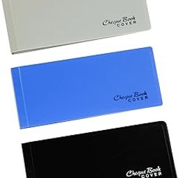 Worldone Cheque Book Cover with Electroplated clip Mechanism, Pocket on Inside Cover Edge Binding on Pocket, High Tension Spring exam Pad Clip, Good for Home & Office Use, Assorted, Pack of 4-image-72
