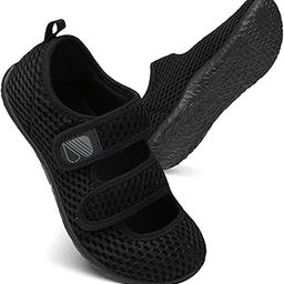 Womens Mens Lightweight Walking Shoes Adjustable Wide Diabetic Slippers Non-slip Sneakers Sandals-image-37