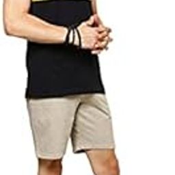 French Terry/Loop Knit Cotton Shorts for Men with Zipper Pockets & Matching Drawstring (Sizes S-XXL)-image-1