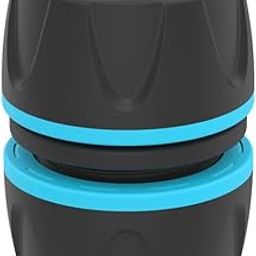 Dolphy 1/2" to 1/2" Garden Water Hose Connector, Pipe to Pipe Quick Connectors for Hose Pipe, Plastic-11