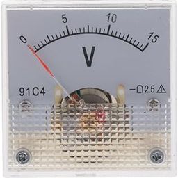 LOSA 91C4 Analog Panel Voltage Gauge Volt Meter Circuit Testing Tools 0-15V-picture-13