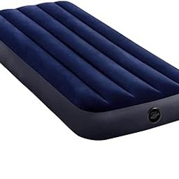 ORILEY Inflatable Air Bed Portable Mattress Quick Inflation/Deflation Blow Up Single Beds for Home Camping Travel (Dark Blue)-image-10
