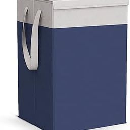 AV ENTERPRISES 75L Laundry for Clothes Cloth Basket Laundry Bin Laundry Bag for Clothes Freestanding Storage Organizer for Bedroom Basket for Clothes Cloth Bin Bag (Sky Blue)-image-20