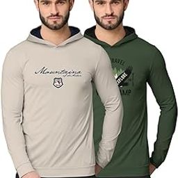 Trendy Front & Back Printed Fullsleeve Hooded Sweatshirt for Men -Combo Pack of 2-image-85