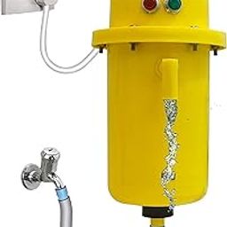 ZIGMA WinoteK WinoteK Sun Instant Water Geyser, Water Heater, Portable Water Heater, Geysers Made of First Class ABS Plastic, automatic Reset Model, AE10-3 W (Yellow)-picture-16