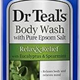 Dr. Teal's Body Wash with Pure Epsom Salt, Relax & Relief with Eucalyptus & Spearmint | Shower Gel 710ml-33