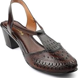 liberty Healers TLO-41 Casual Block Heel Sandal For Women With PU Sole | Comfortable Outolse Lightweight Trendy Design | Durable Soft Insole | Stylish Footwear and Cushioned Footbed-picture-21